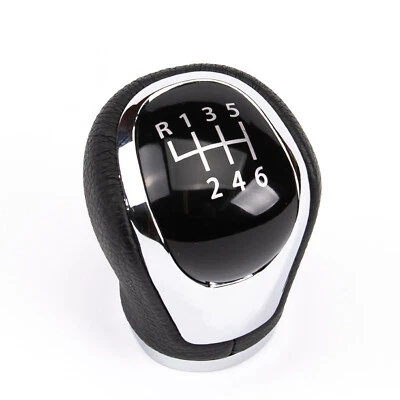 M1-PARTS Cuir Pommeau Levier De Vitesse 6 Vitesses Pour Nissan Qashqai J11 X-Trail Pulsar