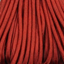 550 Paracord Red 100 FT. USA made / USA SELLER same day shipping