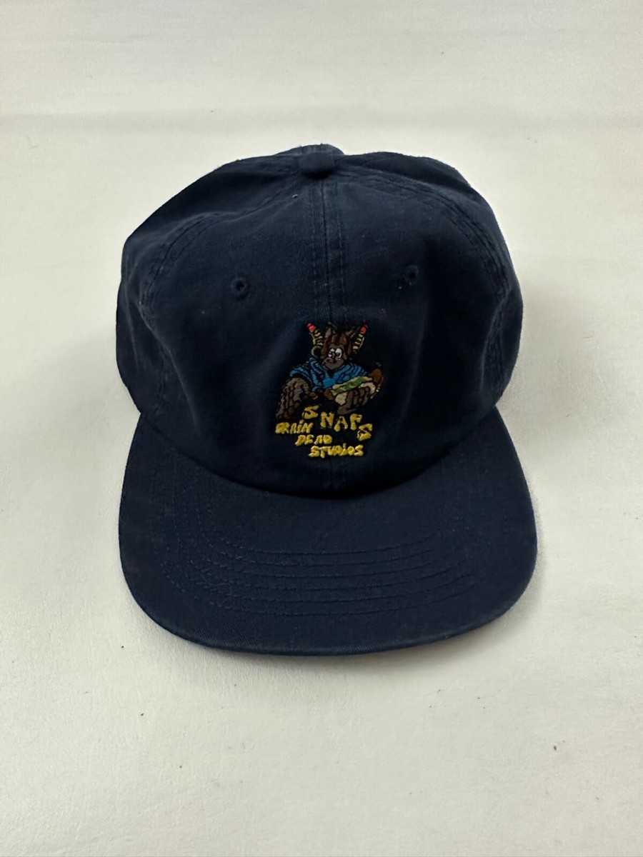 Snaps Brain Dead Studios Graphic Blue Adjustable Baseball Hat One