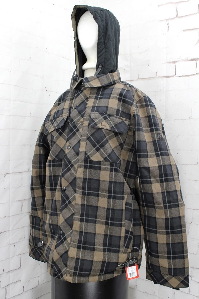 Flannel sales snowboard jacket