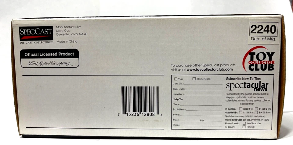 1937 Ford Street Rod Advance Auto Parts Club Cabriolet Convertible 1:25 Diecast - Image 4 of 4