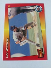 1992 Donruss Baseball Triple Play #117 Lou Whitaker