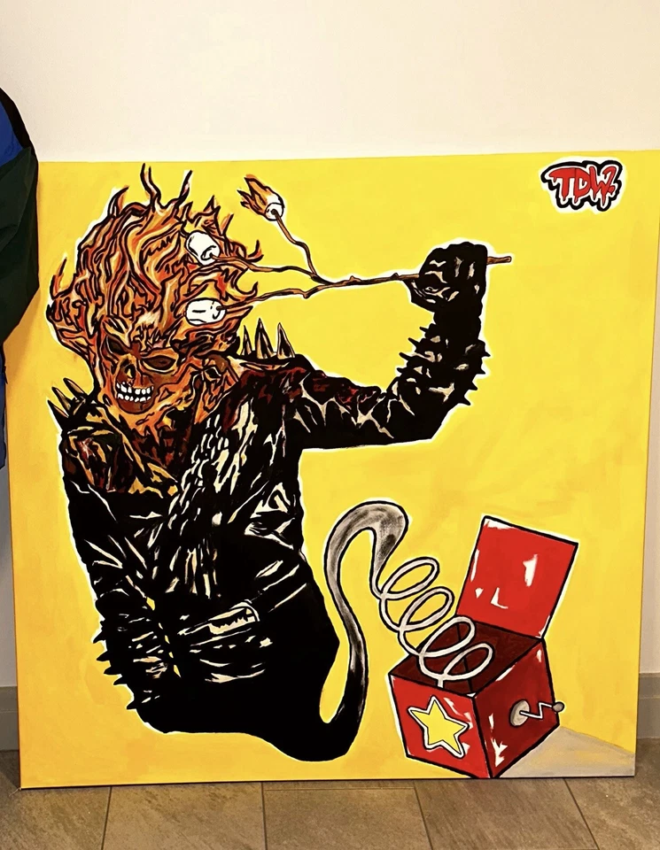 Arte pictórico “Demasiado” Banksy Kaws Mr Brainwash Alec Monopoly Warhol Basquiat Foto 2 de 2