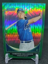 2013 Bowman Chrome Mini Green Refractors #236 Cameron Gallagher /75 Royals 