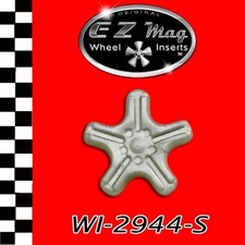 WI 2944S Slotted EuroStyle Wheel EZ Mag Wheel Inserts Fits H R Chassis Slot Cars