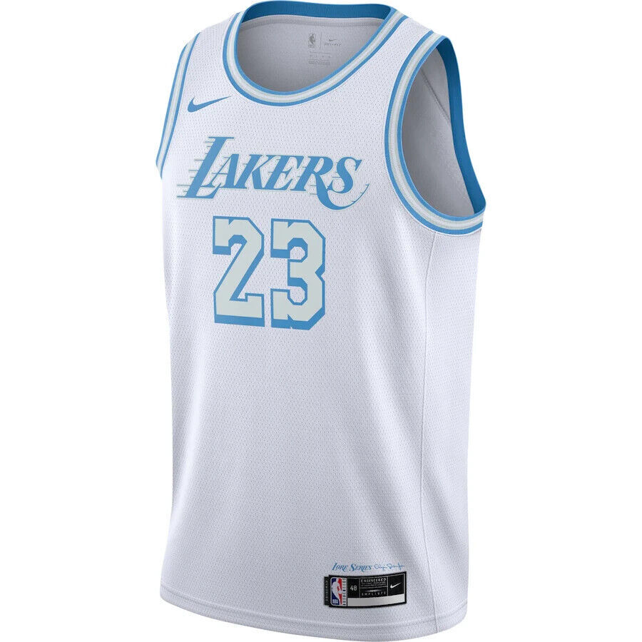 LeBron James Los Angeles Lakers Nike City Edition Swingman Jersey Men's  2020/21 | eBay