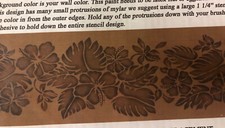 NEW Hibiscus Border 12x25 STENCIL LA Stencilworks Tropical Flower New Old Stock