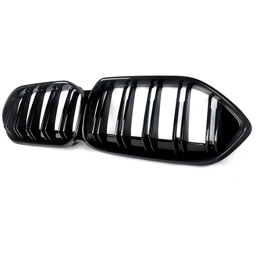 Parachoques delantero de doble listón rejilla para BMW Serie 2 F44 2020-2022 negro brillante - Imagen 3 de 13