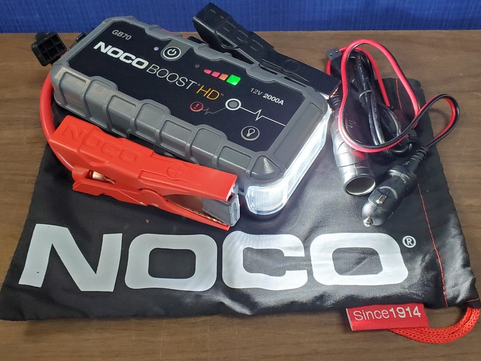 NOCO GB70 Boost HD Jump Starter 12V UltraSafe Lithium Portable Power