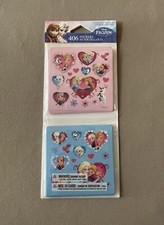 Pk Of 406 Disney Frozen Stickers Incudes 28 3  X 3  Sheets, 2 Designs, Brand New