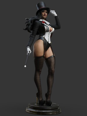 Abe3D Zatanna V2 1/6 1/4 scale printed resin model unpainted DIY kit