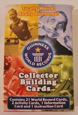 Guiness World Record Collector Building Cards