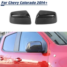 Carbon Fiber Side Rearview Mirror Cover Trim For Chevy Colorado/GMC Canyon 2014+