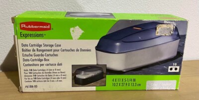 Rubbermaid Expressions 618M-00 Data Cartridge Storage Case 4mm 8mm New Open Box