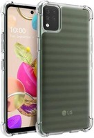 For LG K42 Case, (6.6), LMK420 Slim Clear Gel Shockproof Silicone Phone Cover