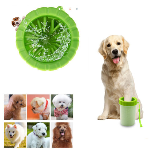 Hunde Katze Pfote Reiniger Pfotenreiniger Tragbarer Pet Reinigung Pinsel DE Neu - Bild 1 von 12
