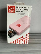 SkyMall Mobile Wi-Fi & NFC Photo Printer (SKMPP) Pink New In BOX