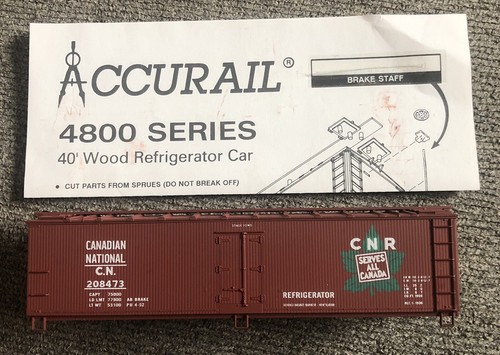 Excelente estado. - Refrigerador de madera Accurail HO Canadian National 4807.1 - 40’ #208473 | Zustand: Used