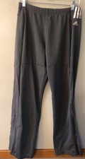 ADIDAS CLIMACOOL WOMENS ATHLETIC GRAY PANTS SIZE MEDIUM