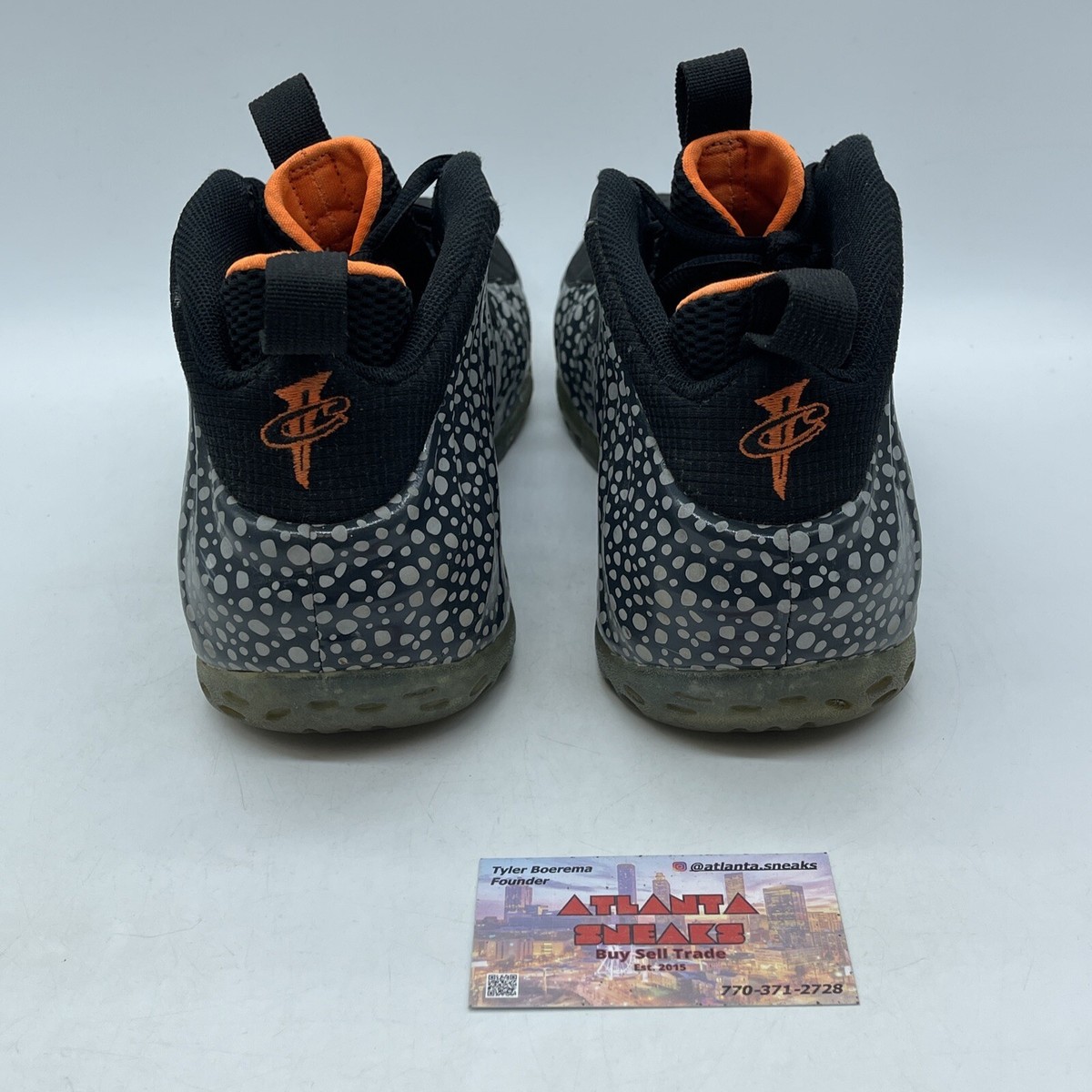 Size 11 - Nike Air Foamposite One Prm Safari Black Grey