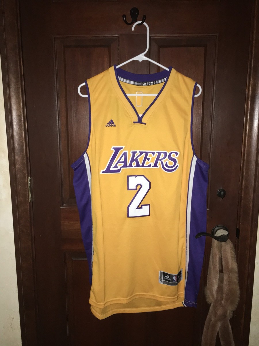 NWT* Mens Adidas Size XL LONZO BALL Lakers NBA Basketball Jersey