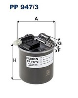 Filtron Pp 947/3 Kraftstofffilter FüR Infiniti, Mercedes-Benz