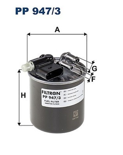 Filtron Pp 947/3 Kraftstofffilter FüR Infiniti, Mercedes-Benz-image