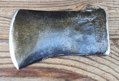 Vintage Vaughan USA 4 LB Single Bit Axe Head - Old Woodsman Tree Felling Ax