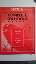 Geometry: Complete Solutions Manual, Stiff, Lee