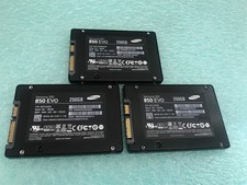 (Lot of 3) Samsung MZ-75E250 250GB 2.5" SATA SSD Solid State Drive - HD24
