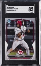 2023 BOWMAN CHROME PROSPECT #BCP-125 CAM COLLIER SGC 8