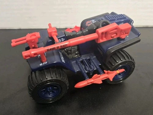 Vintage 1985 GI Joe Cobra Ferret ATV Action Figure Vehicle 100% Complete