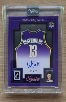 2025-26 Panini Signature Series WALTER CLAYTON JR Made To Frame Auto 9/25 SEALED
