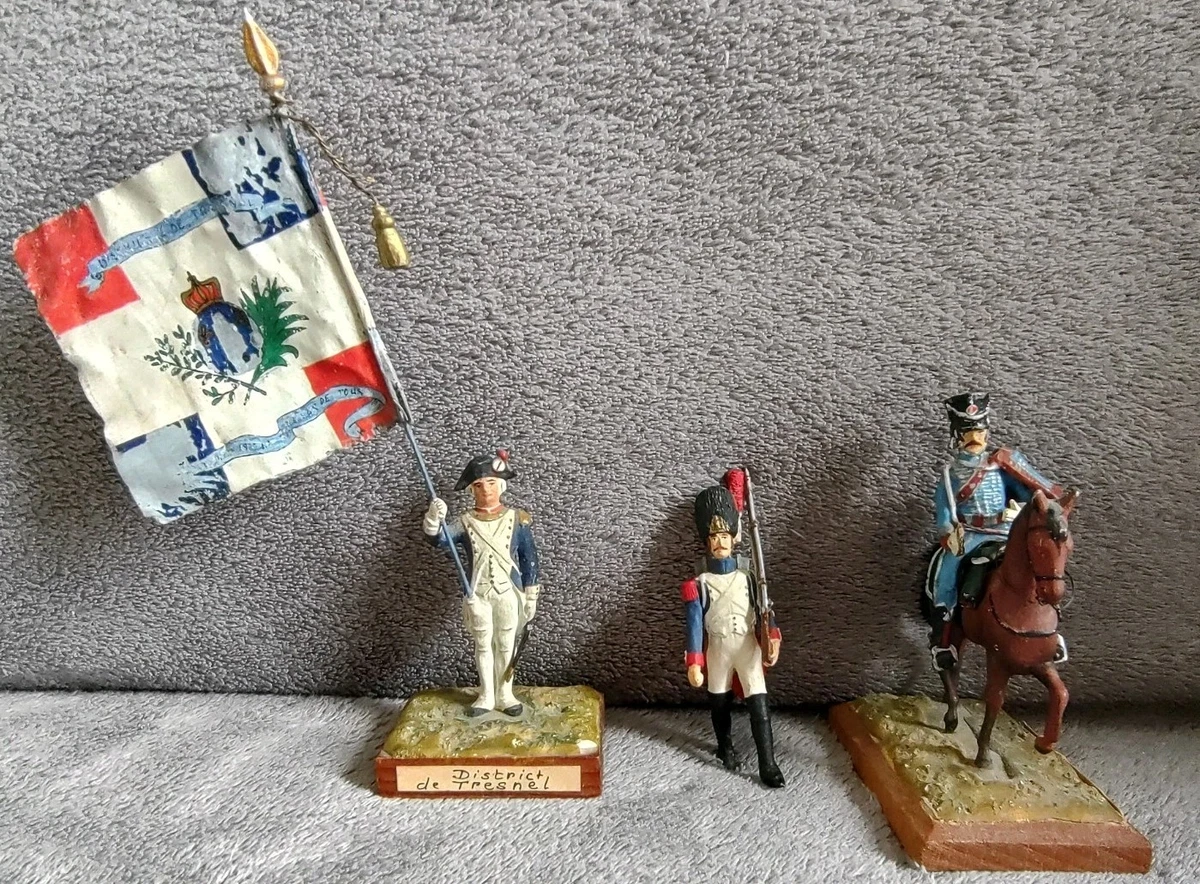 CBG Mignot soldat de plomb Porte drapeau 1789 1989