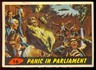 Mars Attacks Card #16 "Panic in Parliament" Vintage Topps Bu