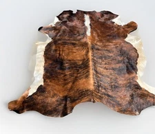 Capel Cowhide Rug Brindle 6x7/8ft Brazil