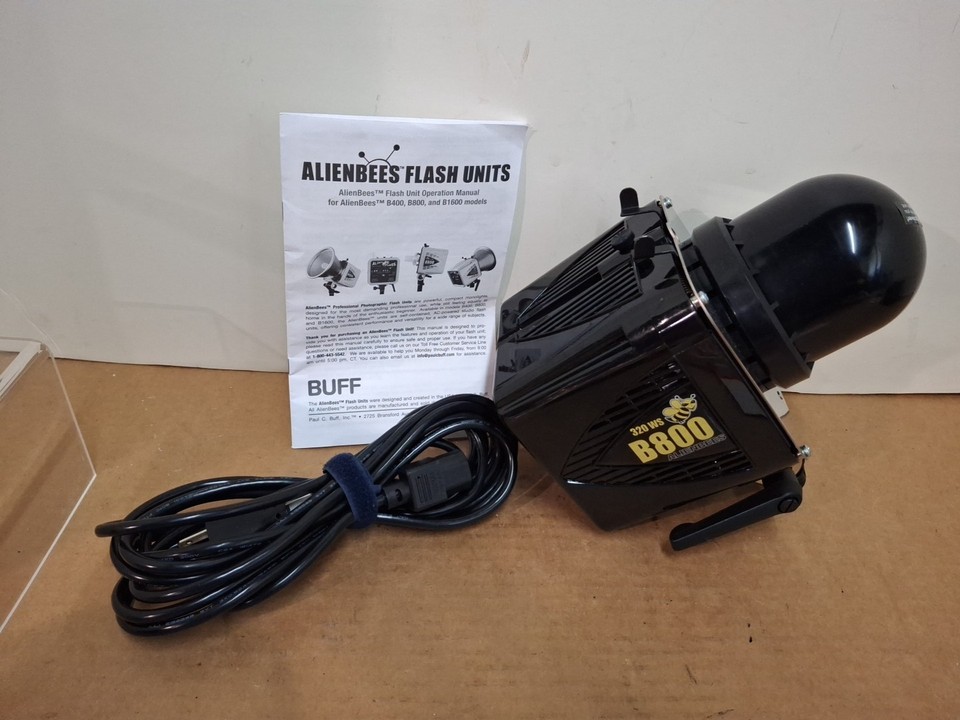 Paul C. Buff Alien Bee B800 Monolight Strobe Flash 320WS Pocket Wizard ...