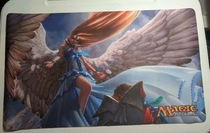 Magic The Gathering Playmat Restoration Angel 23 in x 13.5 in