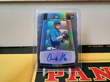 2020 Panini Chronicles Baseball Obsidian Electic Etch Purple /49 Anthony Kay #3