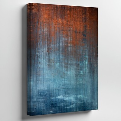 Create An Abstract Expressionist Background Featuring A Wall Art Canvas Print