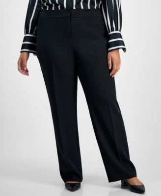 Kasper Plus Size Mid-Rise Full-Length Black 18W 91308239445 18W RT $89.0 #2
