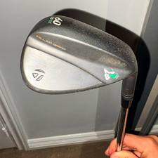 TaylorMade Milled Grind Lob Wedge 60°/10 Bounce RH Steel Shaft S Flex Black