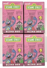 SUPER 7 SESAME STREET BLIND BOXES POSSIBLE CHASE VARIANTS LOT OF 4 SEALED NEW