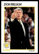 1991-92 Hoops Don Nelson Golden State Warriors #229 16017