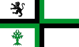 Bloxwich Flag Self Adhesive Vinyl Sticker