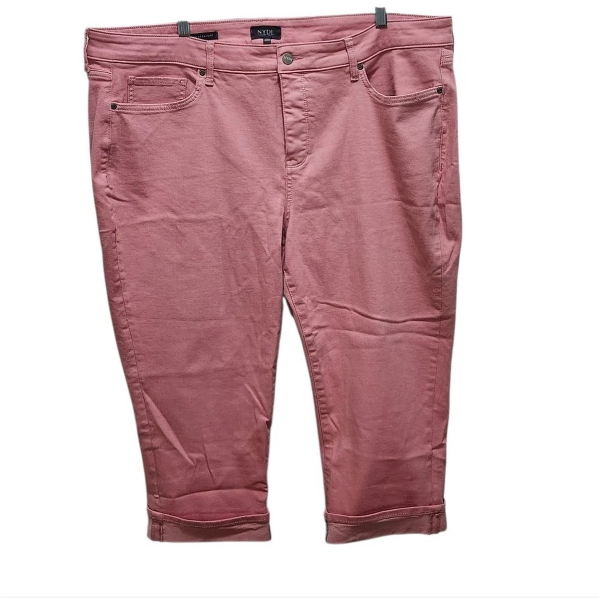 Pantalon Jean NYDJ Taille 8 Couleur Rose - Coupe Ankle 5 Poches - Stretch Lift And Tuck - Occasion Excellent état