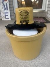 Vintage Richmond Cedar Works RCW 5 Quart Electric Ice Cream Freezer Maker #165A