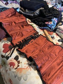 Corset Deal Women's Corset Size 34 Rust Color with Black Laces