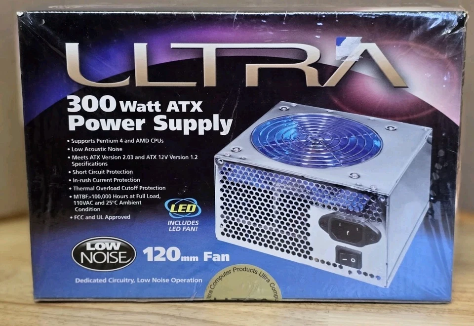 Ultra ATX 300W Switching Desktop Power Supply See Photo 2 For Compatibility NEW - Image 3 of 4