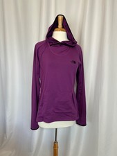 WOMEN'S PURPLE THE NORTH FACE PURPLE HOODED PULLOVER - SIZE LARGE